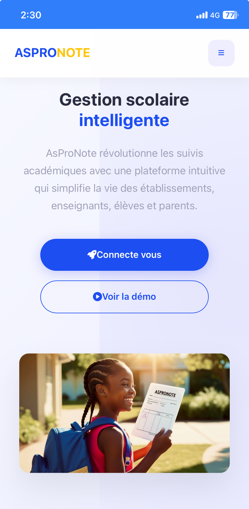 AsProNote: An innovative educational platform for Haitian schools